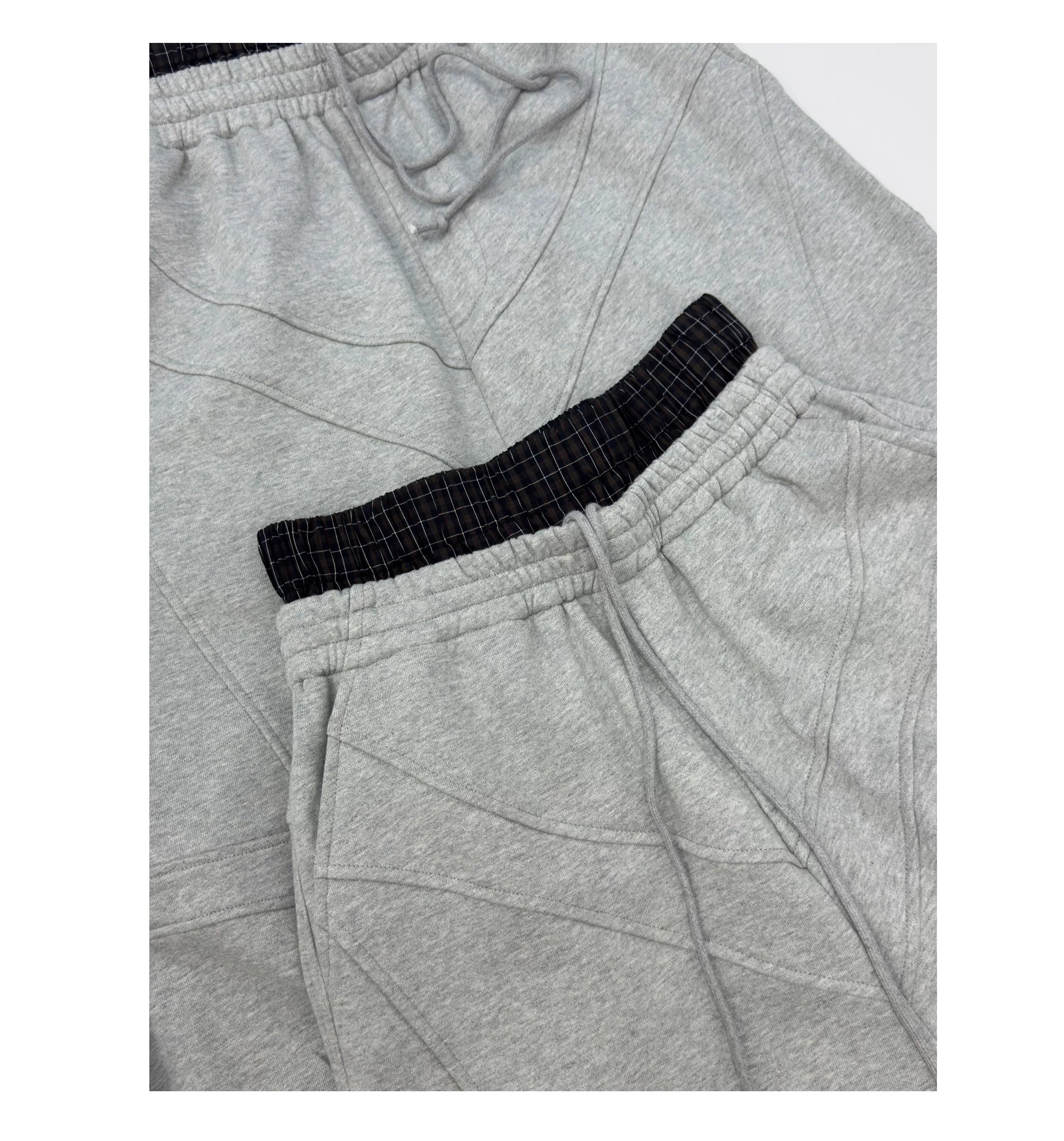 Circuit Paneled Drape Sweatpants