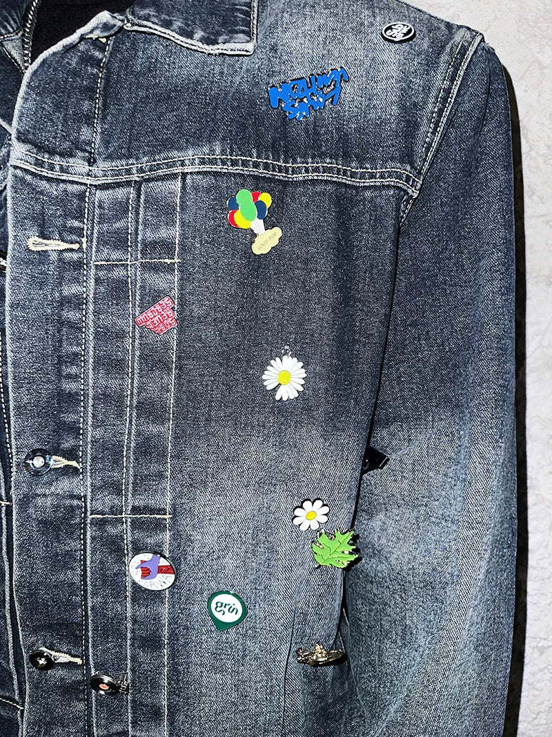 Charmstorm Pinned Relic Denim Jacket