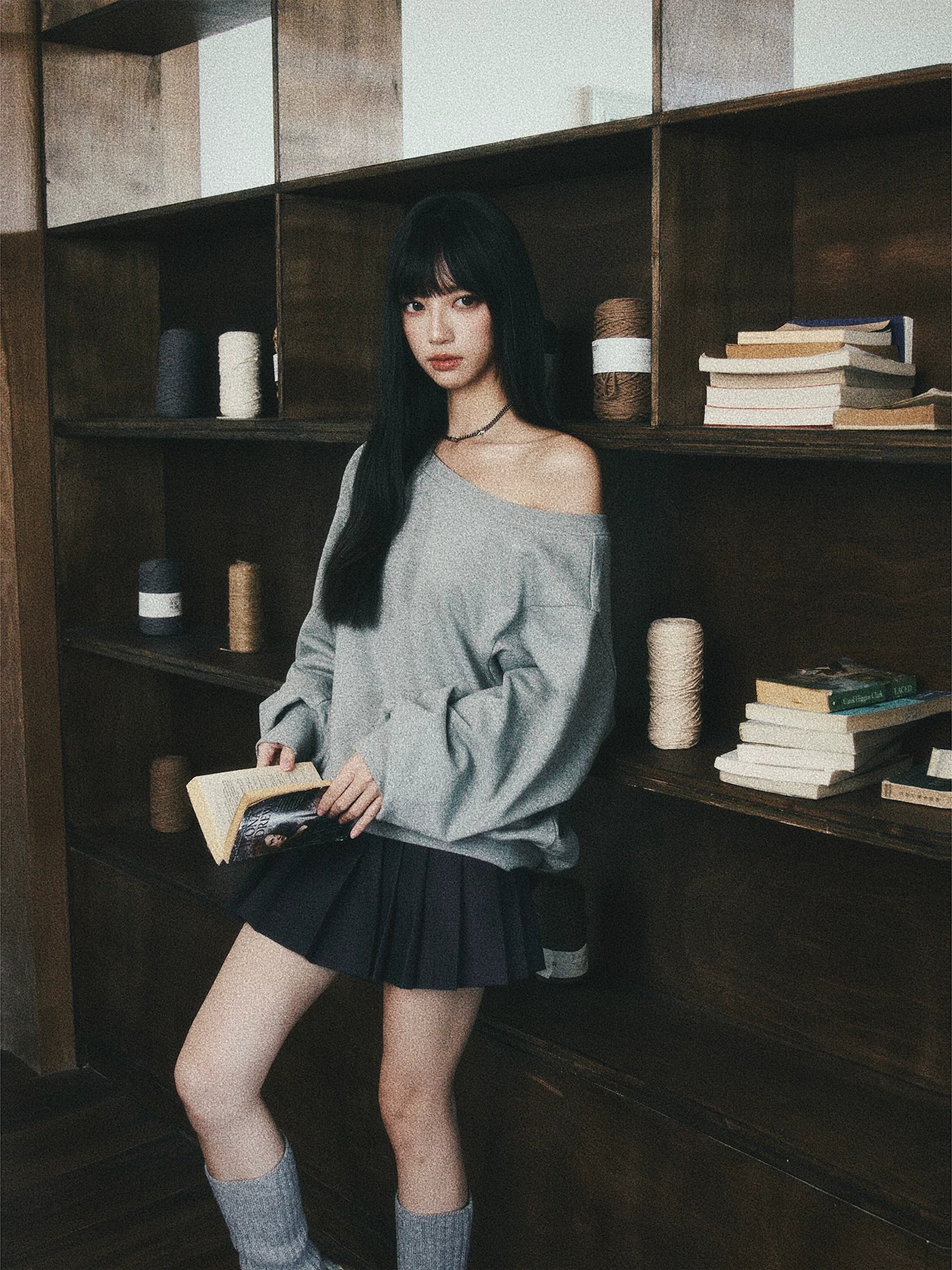 Campus Cloud Oversized Sweatshirt