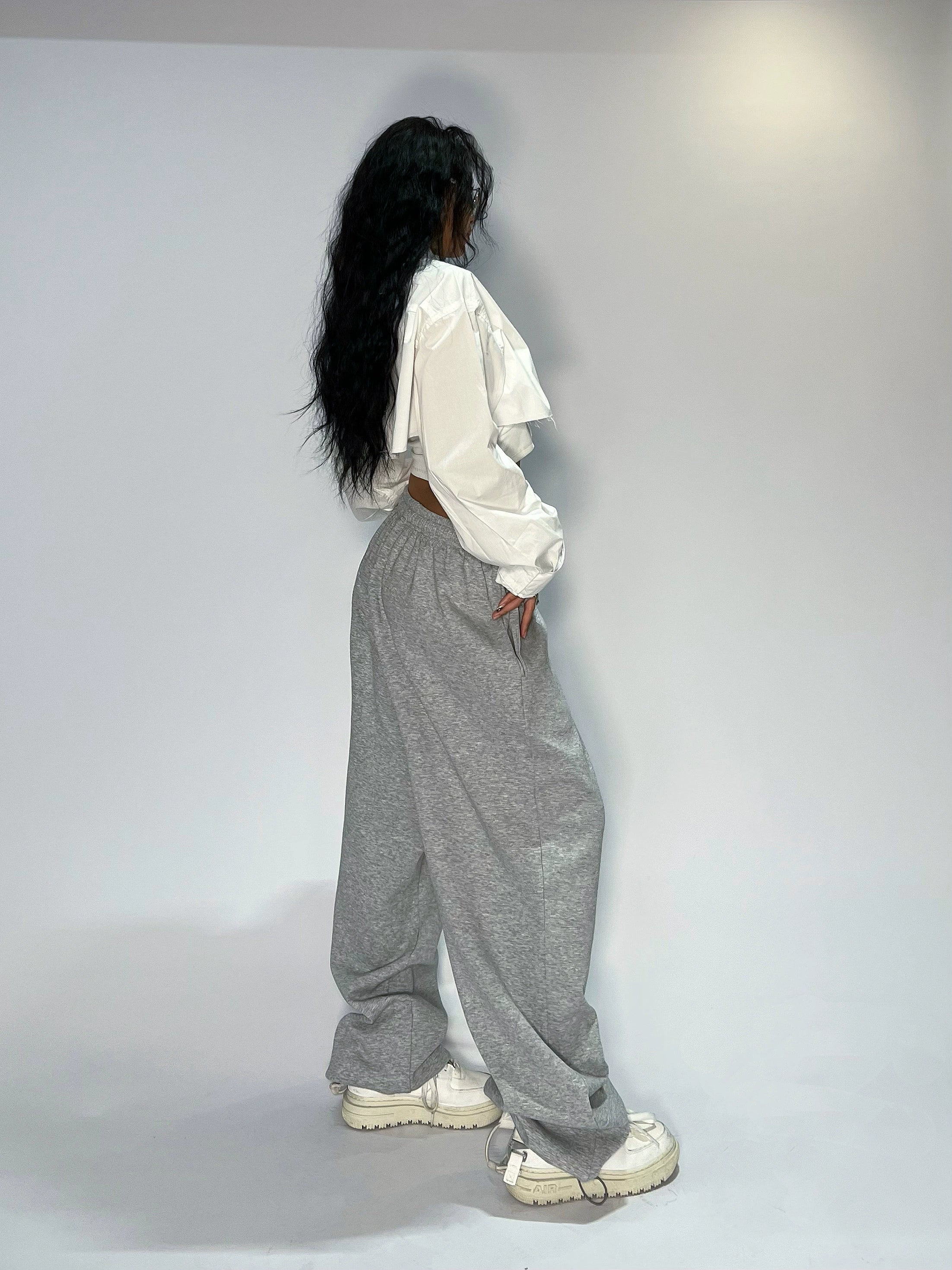Spicy Solid Color Loose Jazz Dance Pants - chiclara