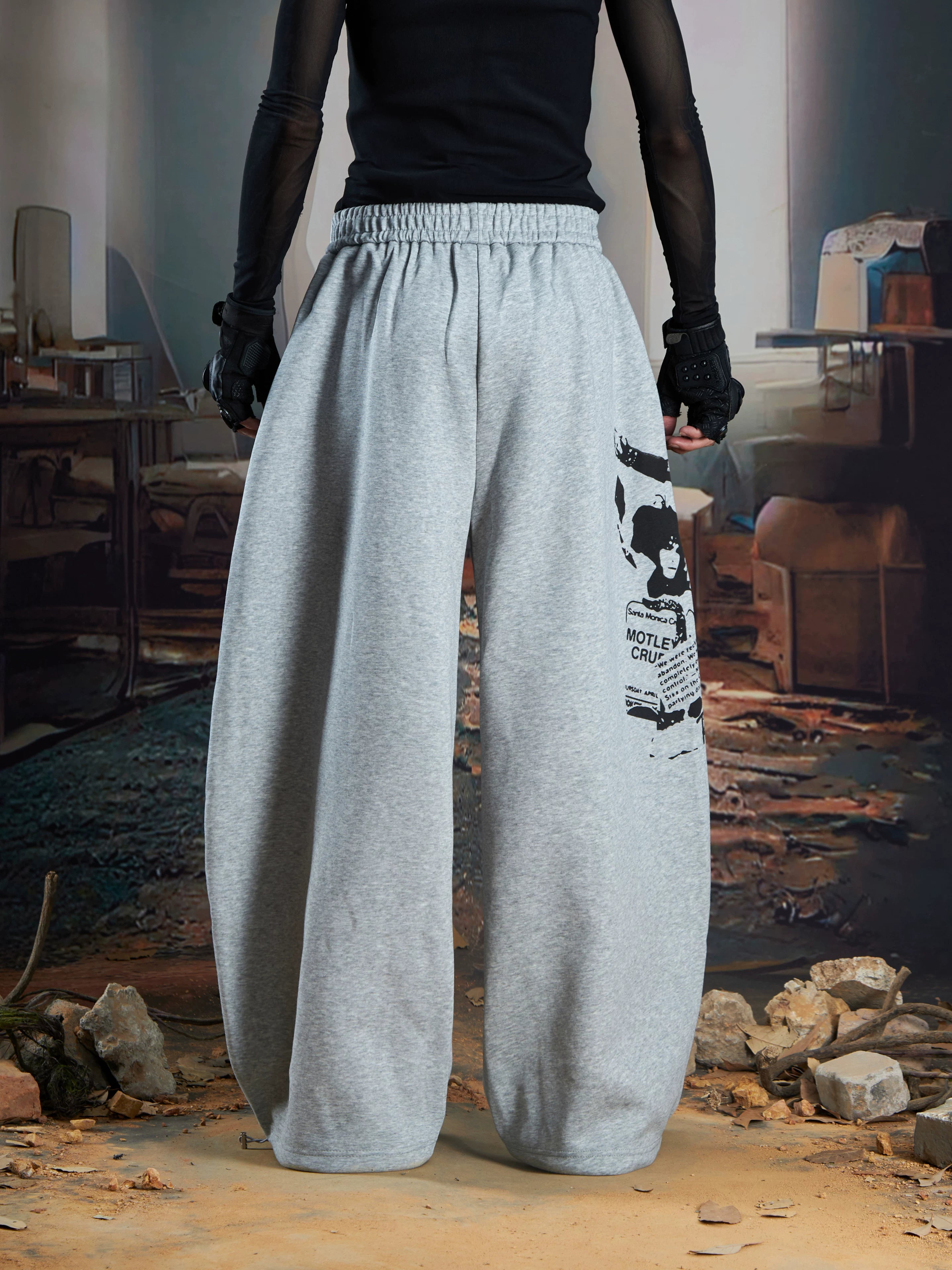 Manifest Verse Draped Panel Joggers