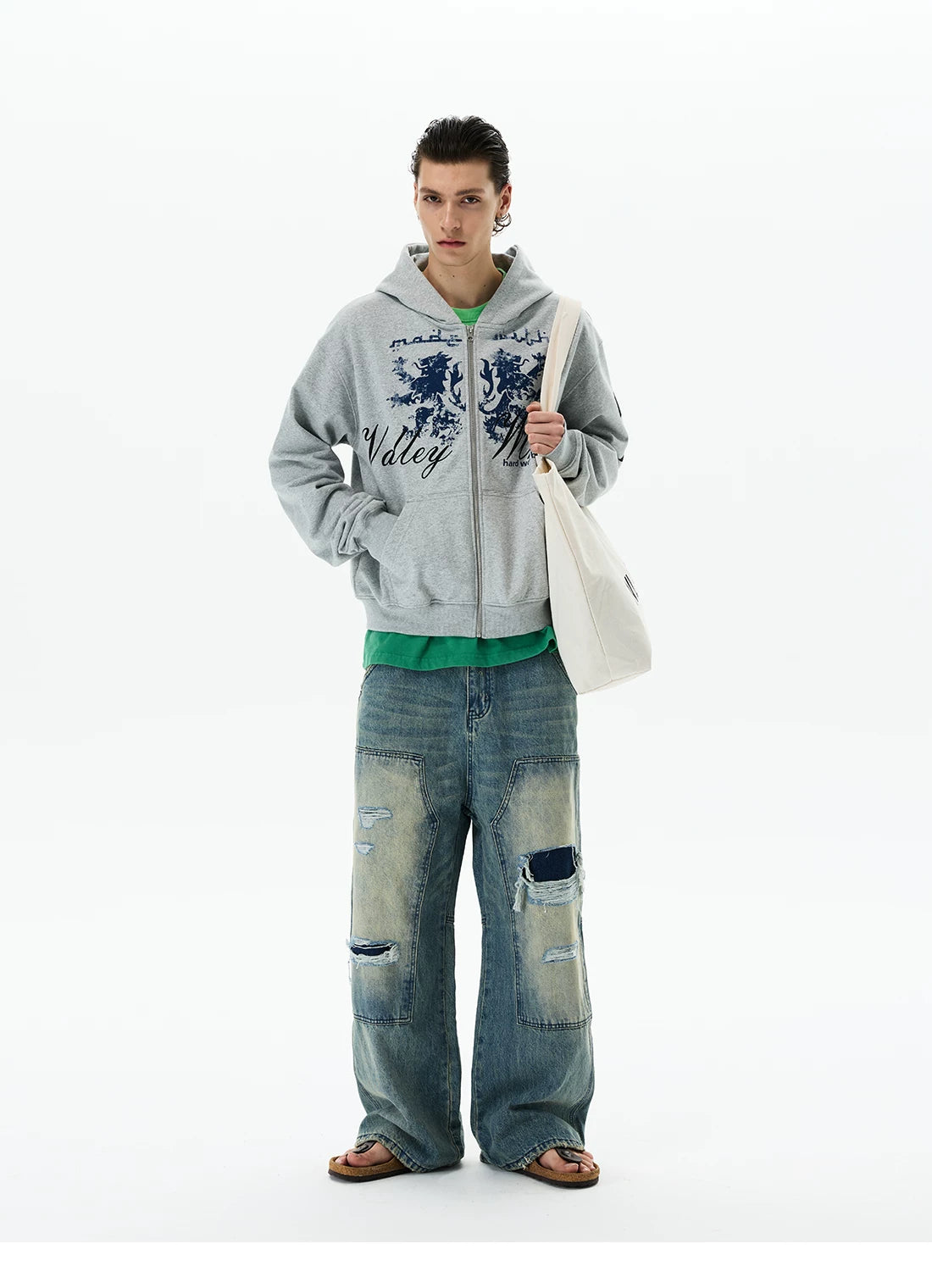 Valley Mines Crest Zip Hoodie