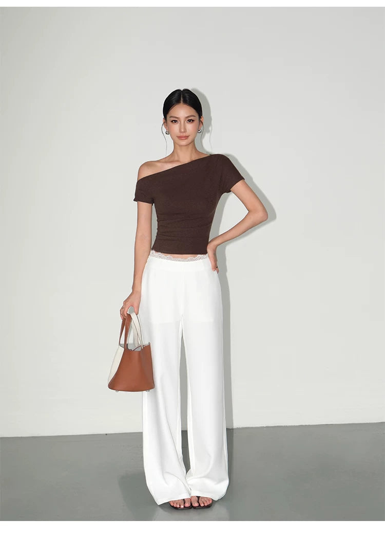 Slope One-Shoulder Tee