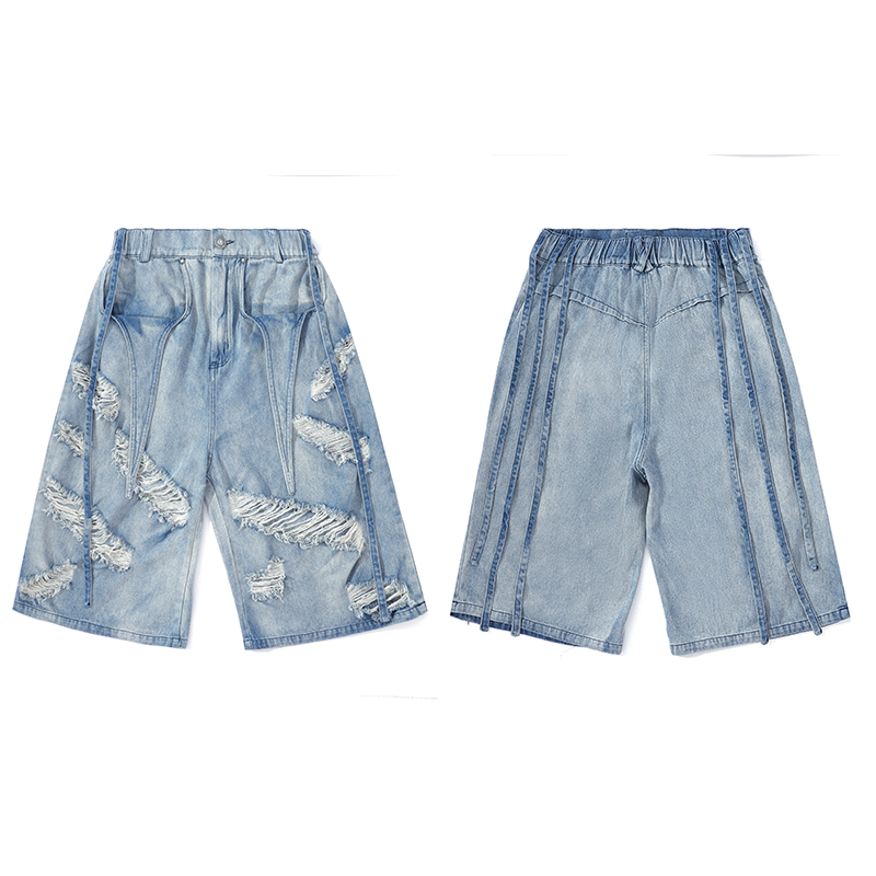 DND4DES Denim Bermudas de mezclilla