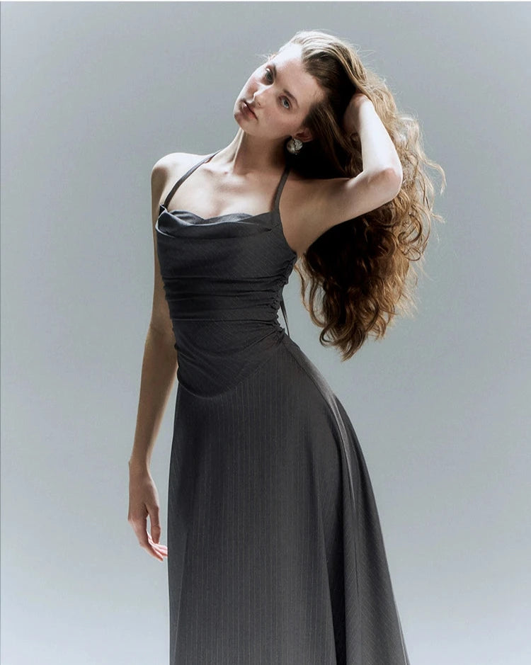 홀터 댄스 드레스