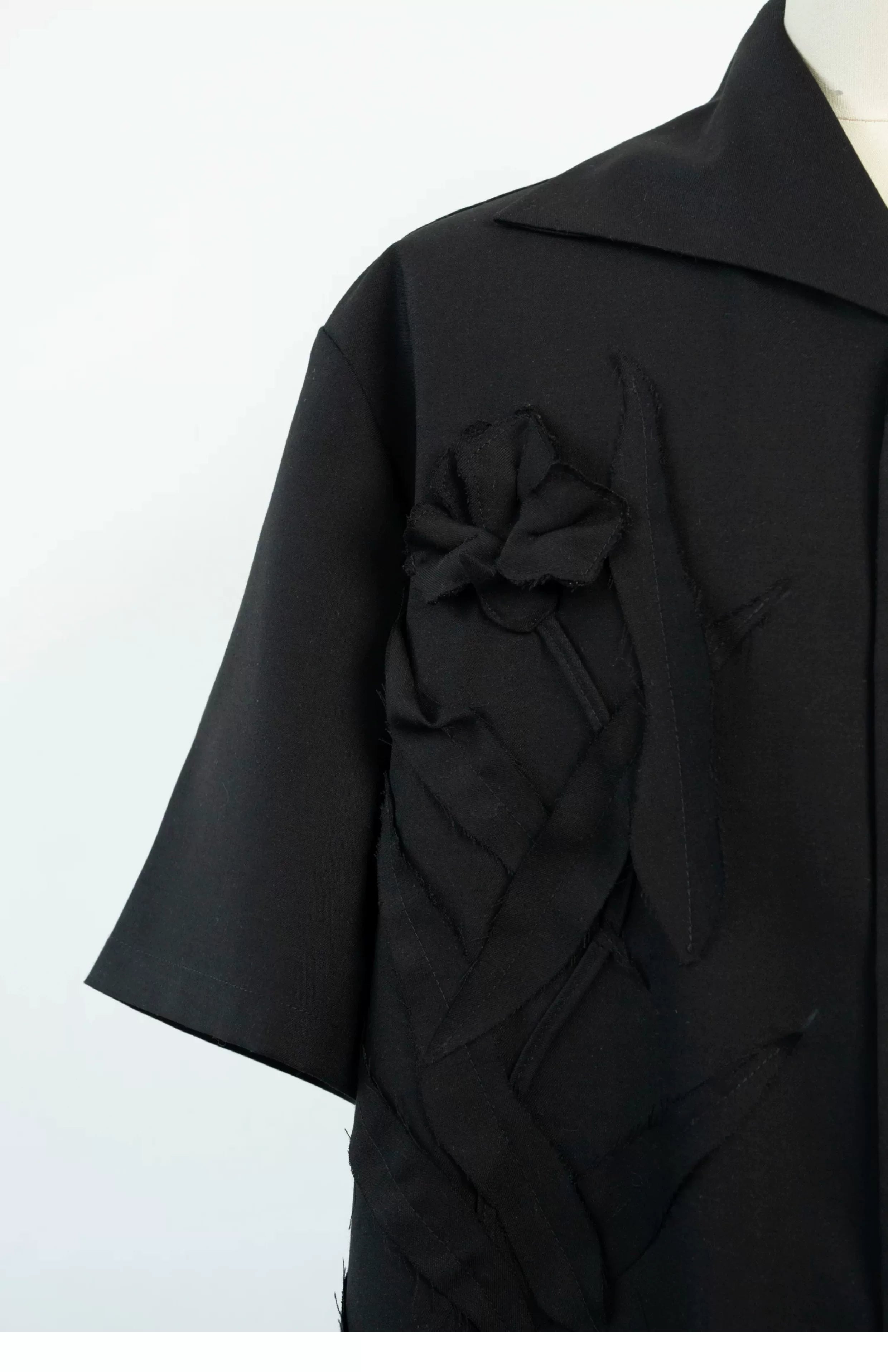 Obsidian Bloom Relief Camp Shirt