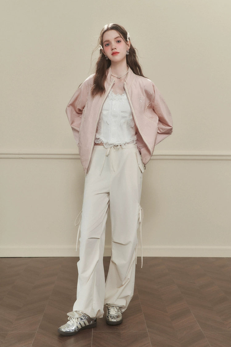Side-Tie Cargo Pants