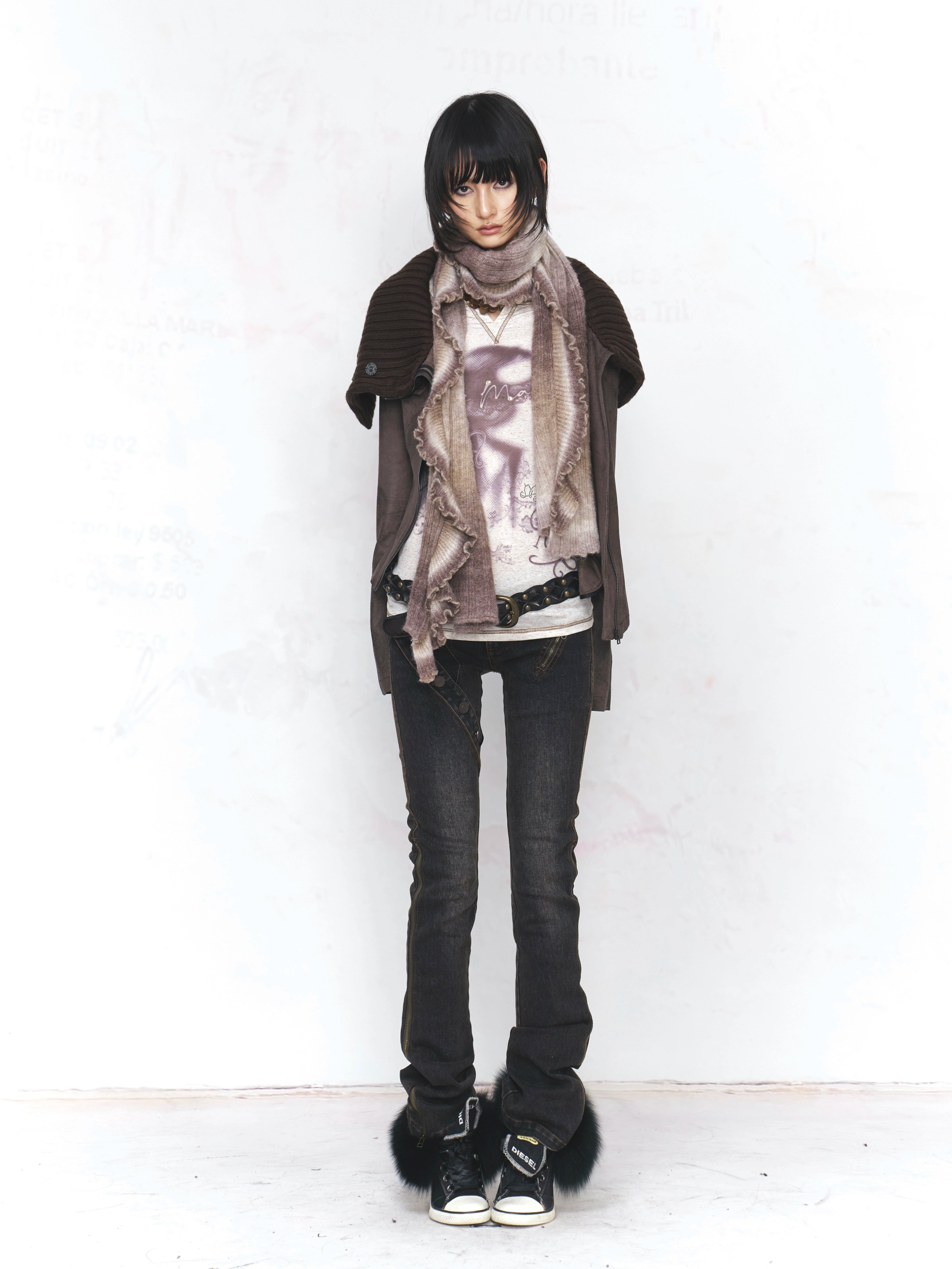 Mystic Flourish Scripted Long Sleeve Tee