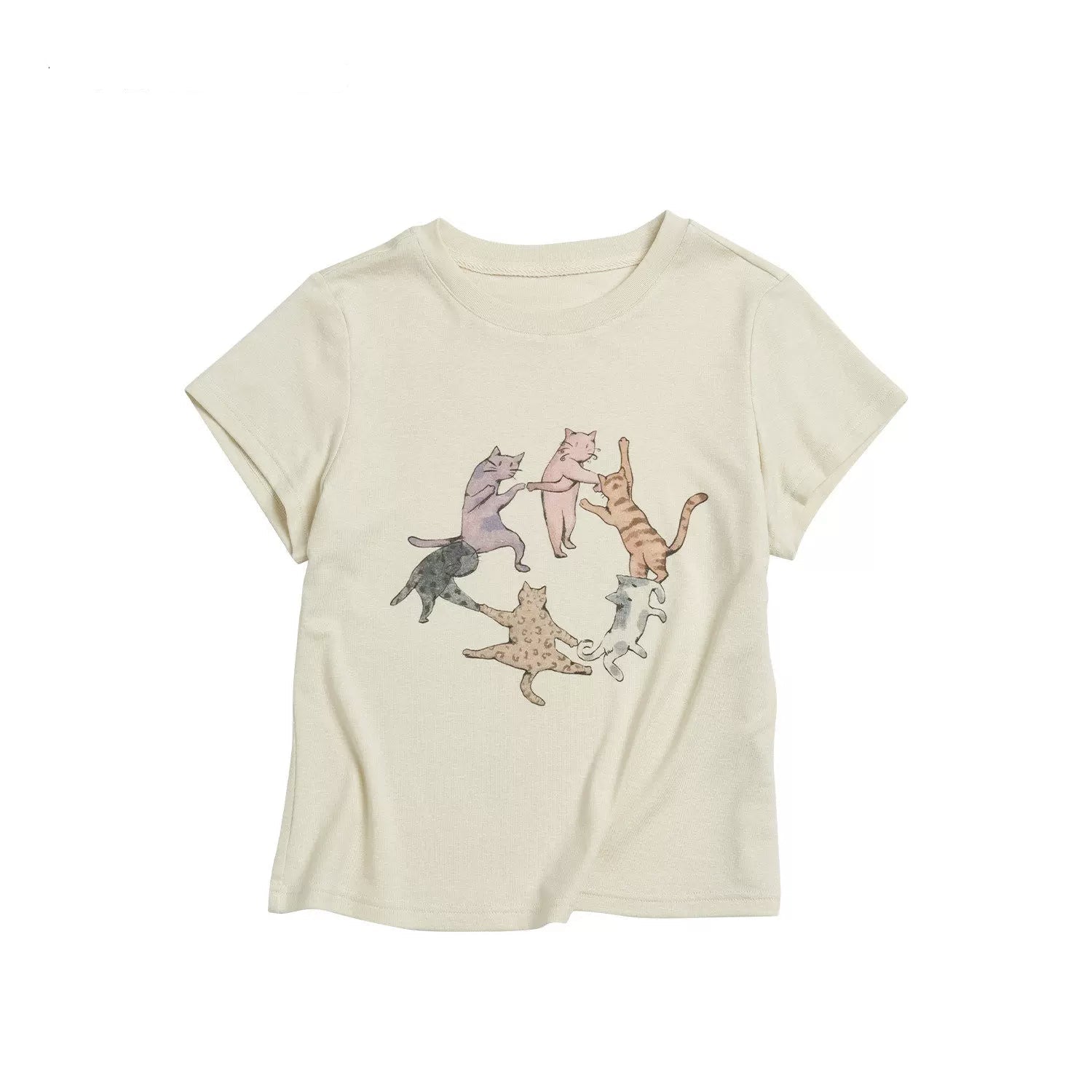Ring‑Around Kitties Dance Tee