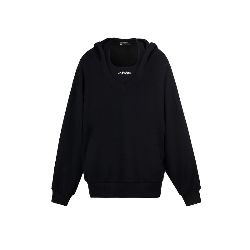 Oversized V-Neck Sweatshirt