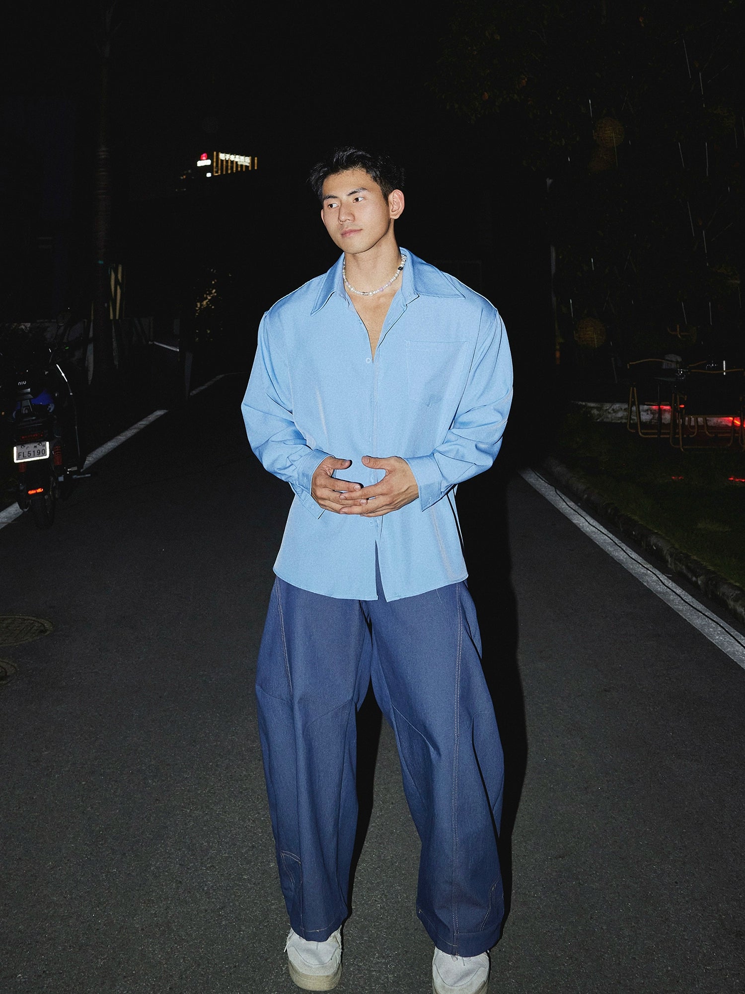 Classic White Oversized Dress Shirt