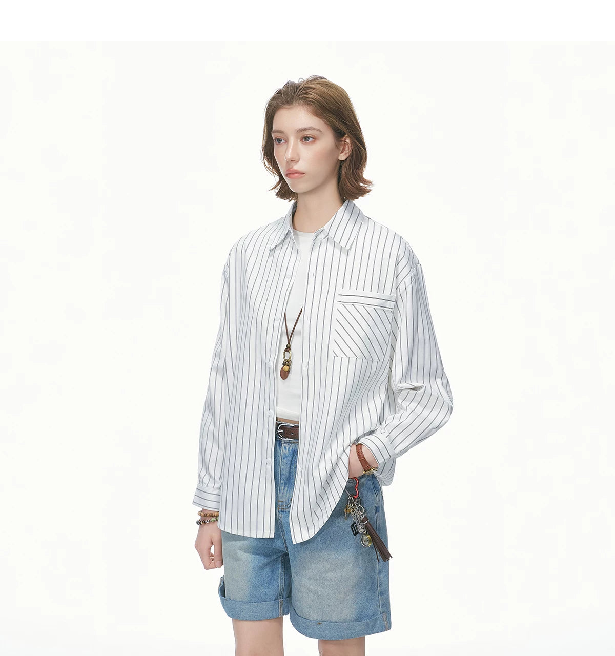 Coastline Vertical Stripe Easy Shirt