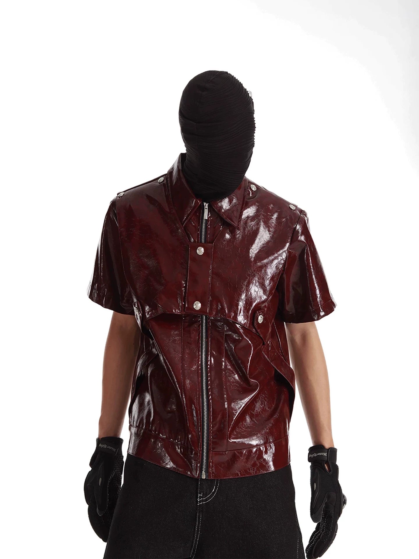Phantom Patent PU Leather Jacket