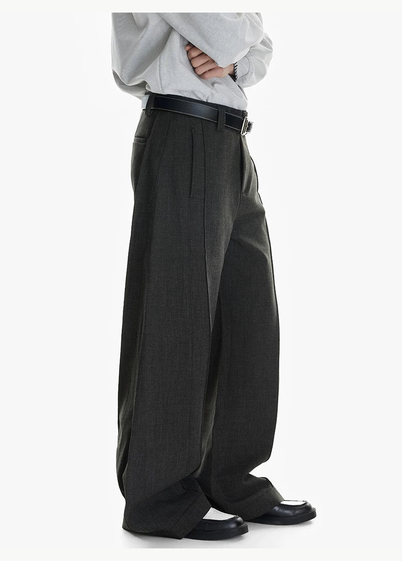 Drape Tailored Wide‑Leg Trousers