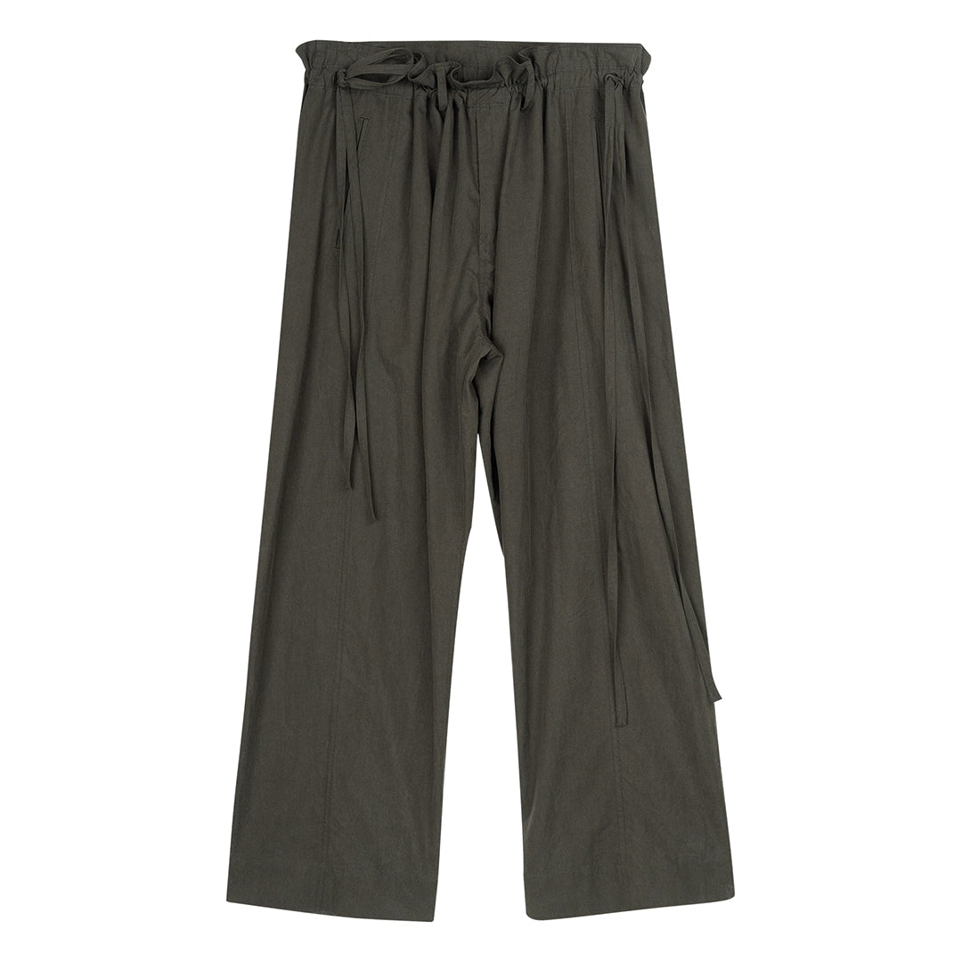 Six-Pocket Pleated Kendo Pants