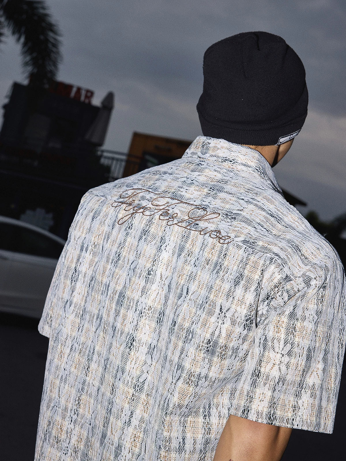 Stonewave Lace Texture Overshirt