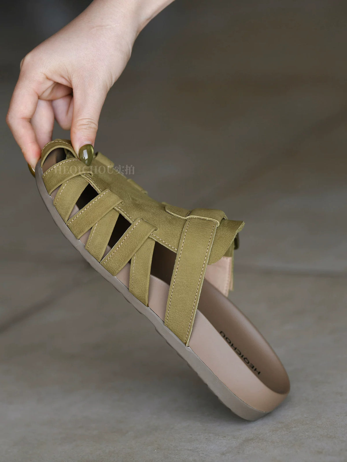 Elowen Woven Buckle Slingback Sandals