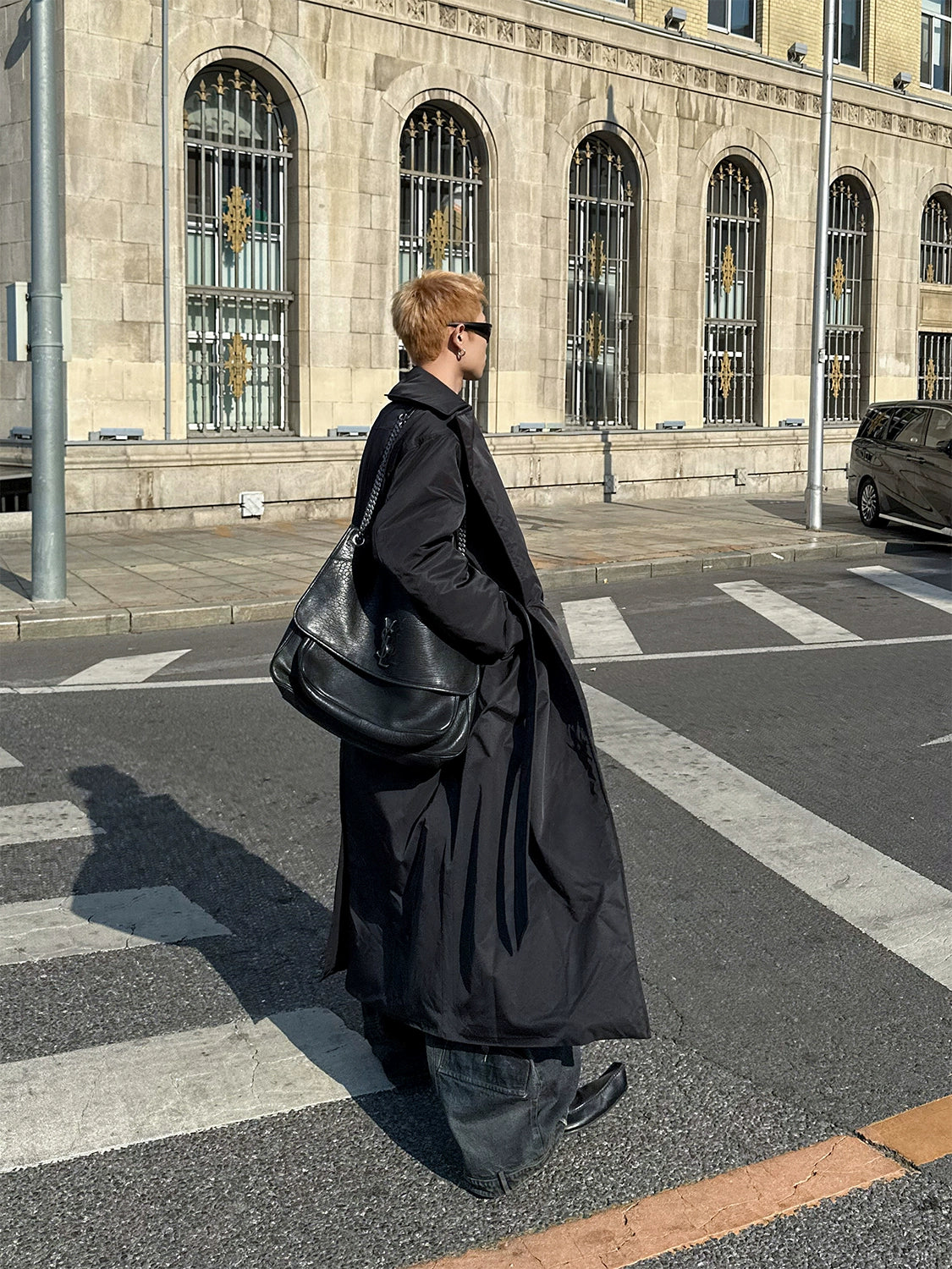 Gotham Eclipse Belted Overcoat