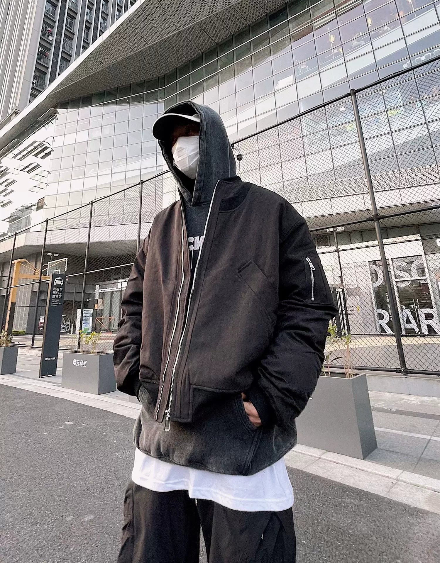 Mono Loop Modular Bomber Jacket