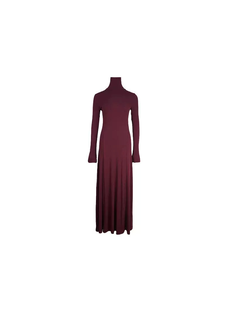 Long Sleeve Turtleneck Maxi Dress