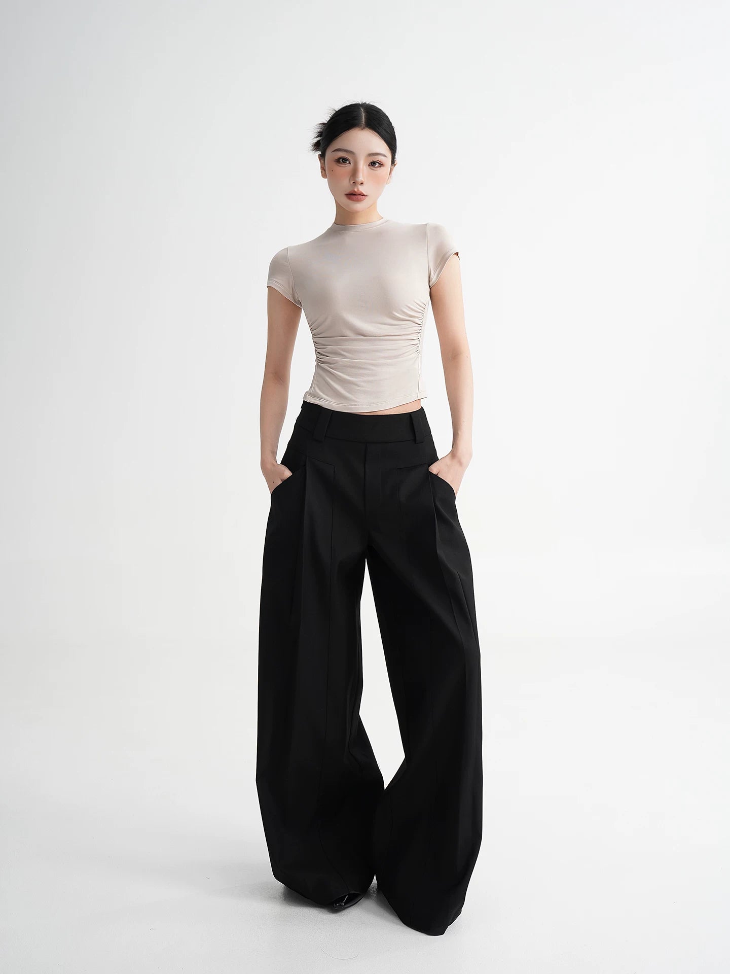 Aura High-Rise Tailored Pants