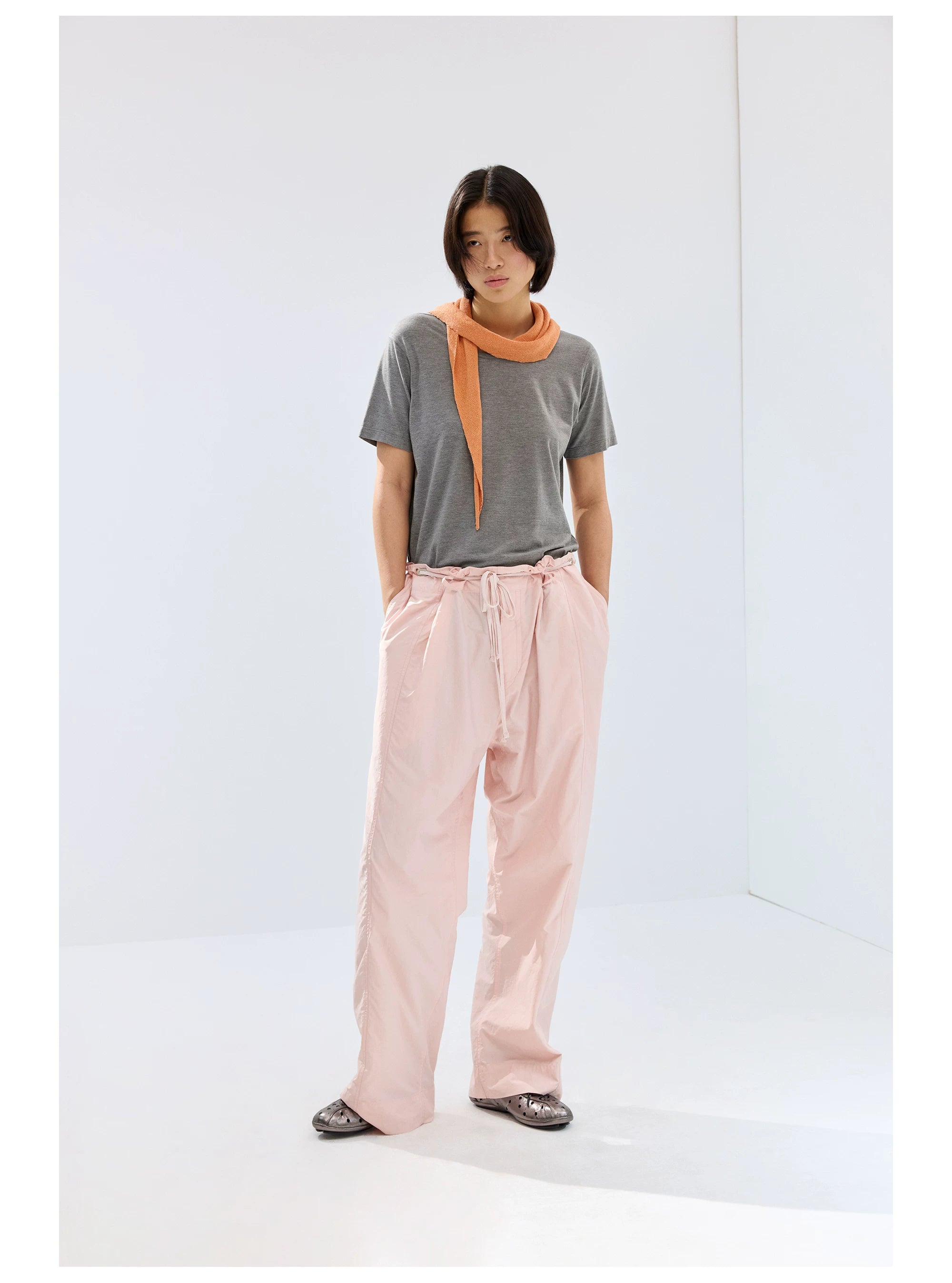 Paperbag Waist Drawstring Pants