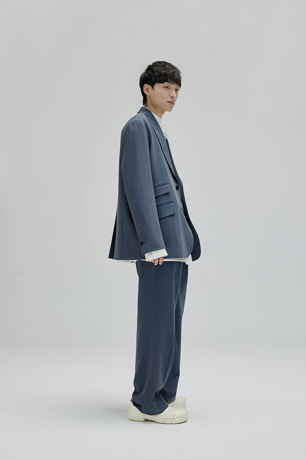 Pantalones de traje ancho