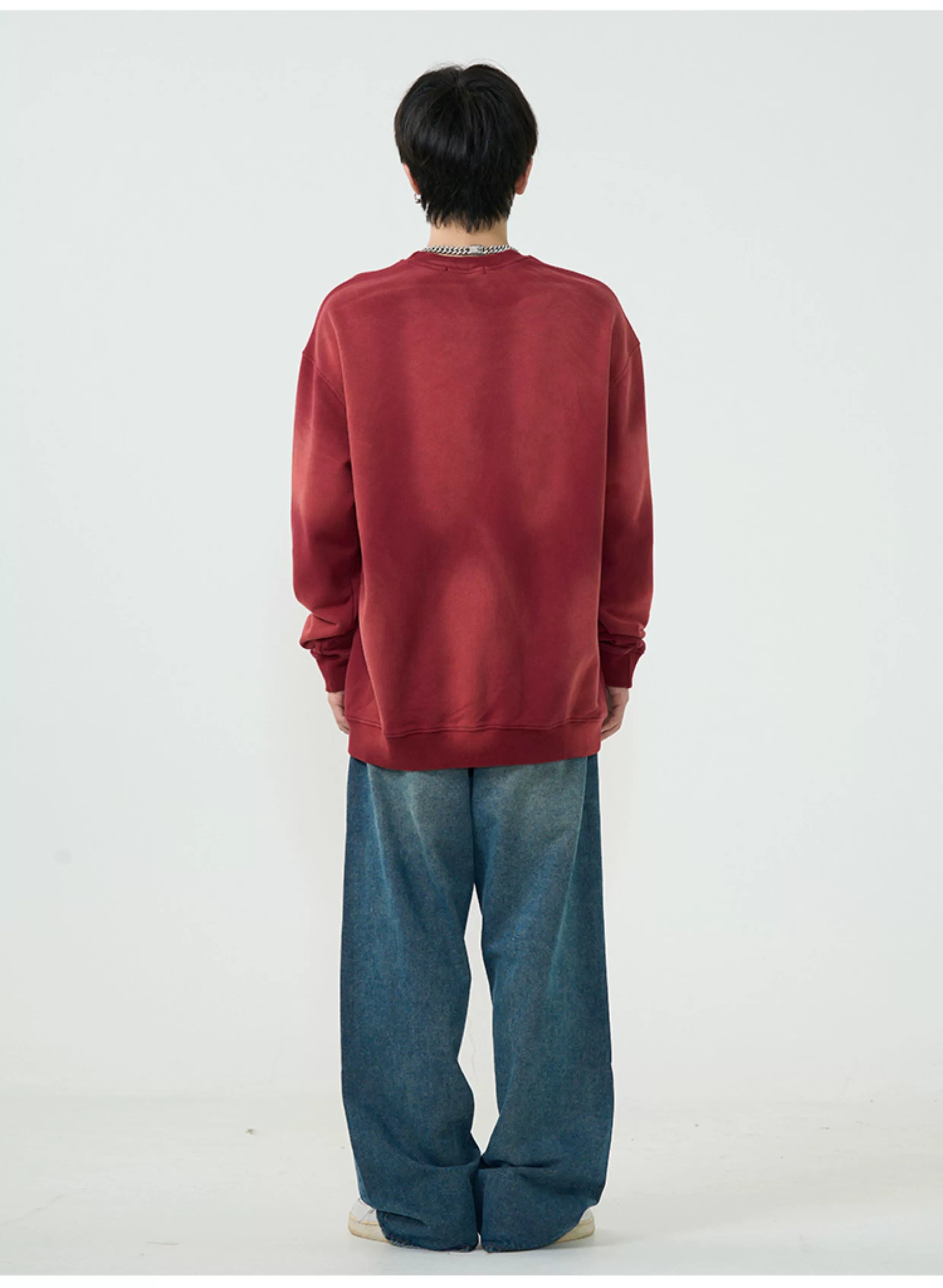 Vintage Subtle Fade Wide Leg Jeans