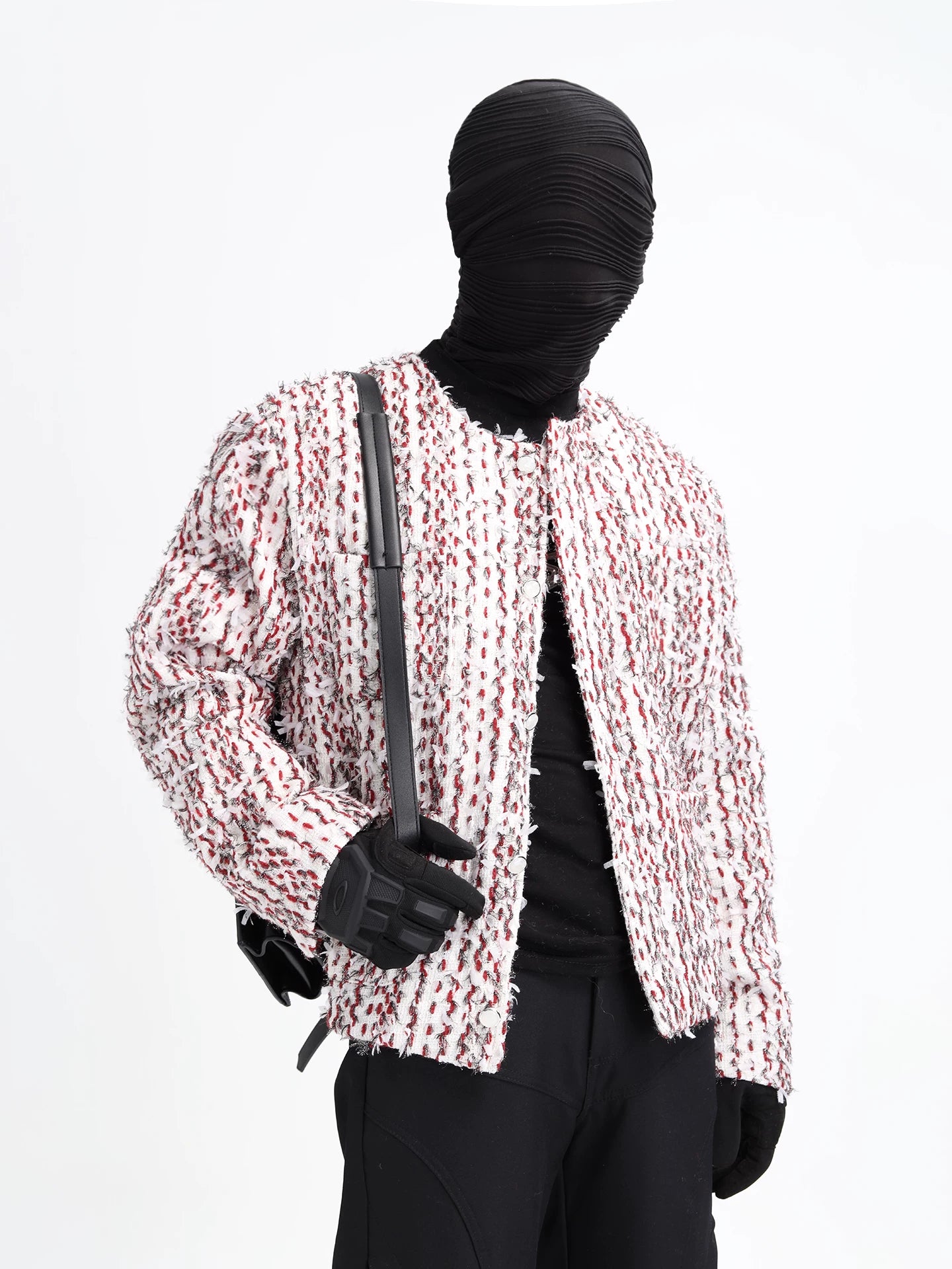 Frostbite Shard Textured Bouclé Jacket