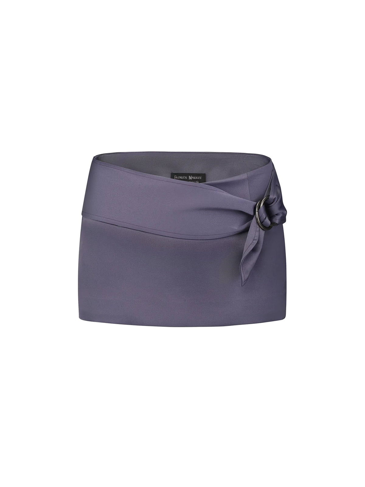 Vesper Buckle Wrap Mini Skirt
