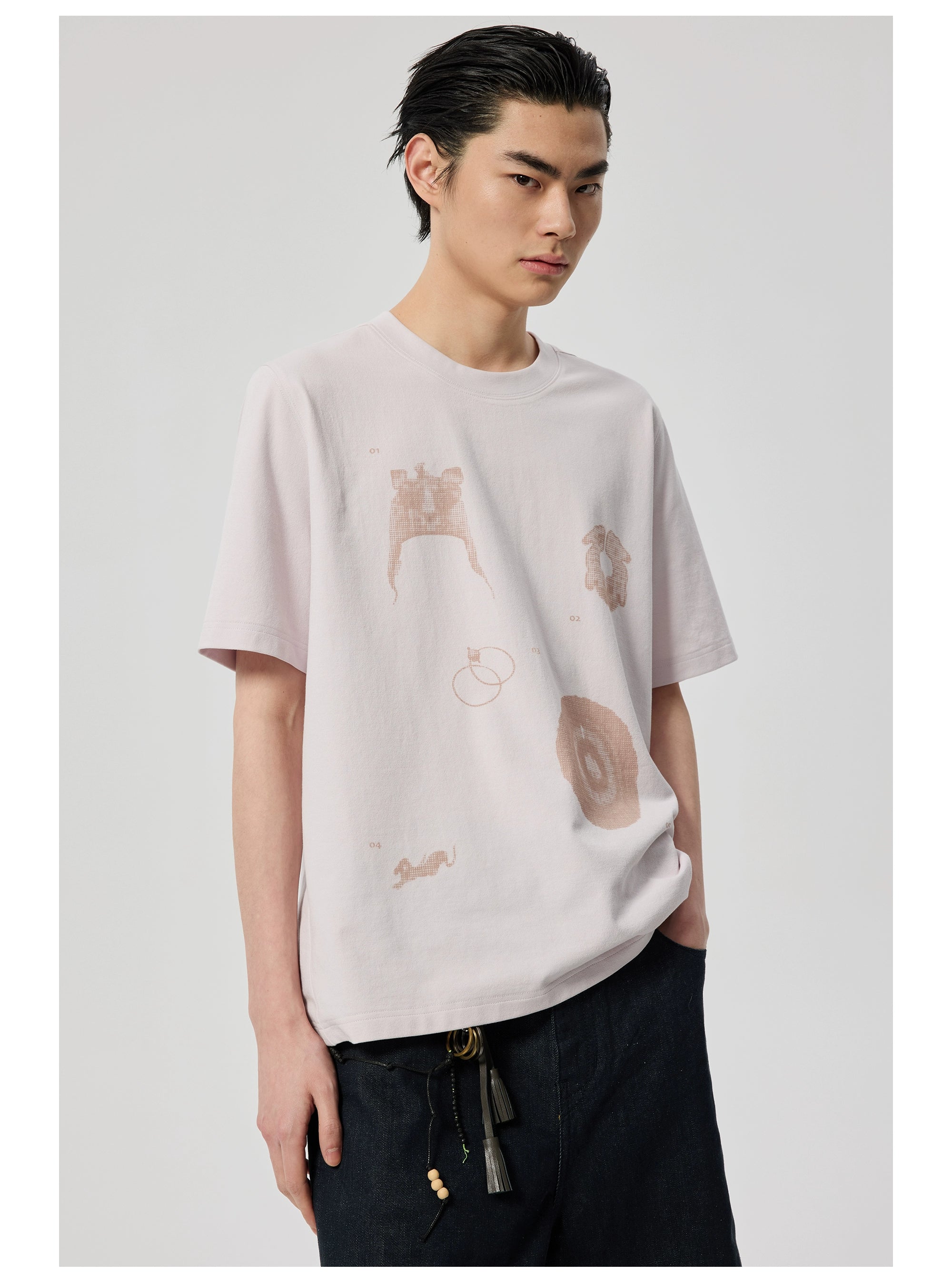 Graphic Print Breathable T-Shirt