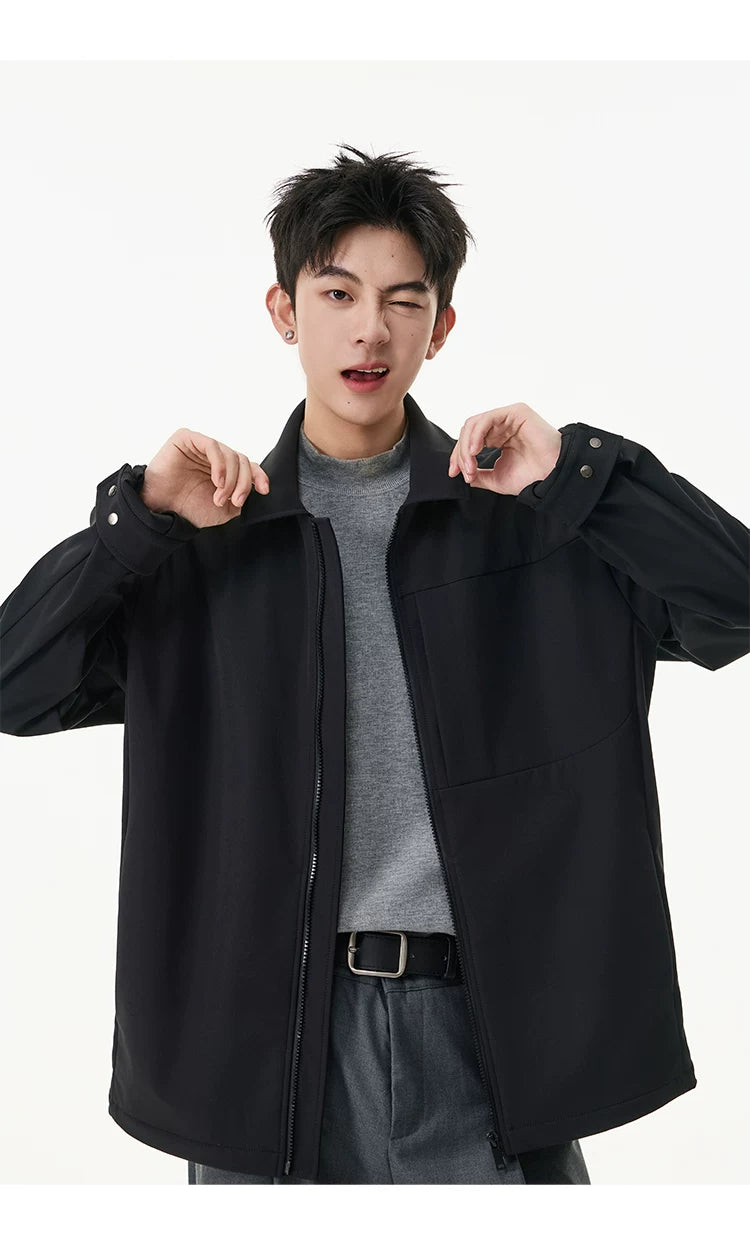 Field Minimal Zip Shirt Jacket