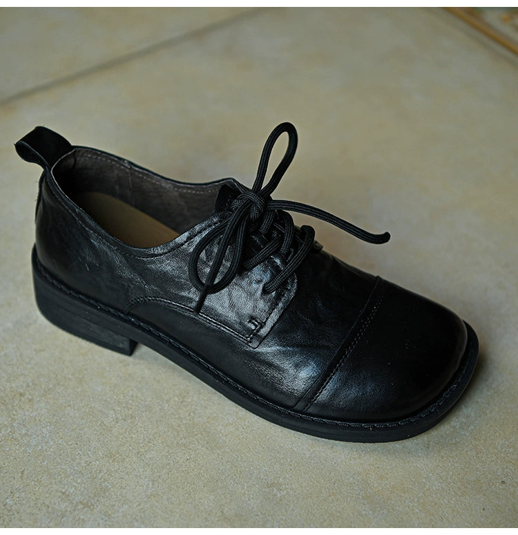 Obsidian Square Oxford Shoes
