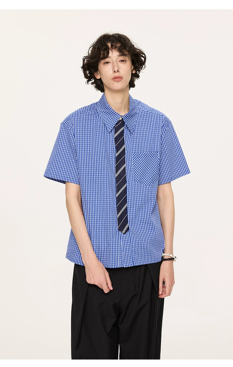 Preppy Short Sleeve Shirt