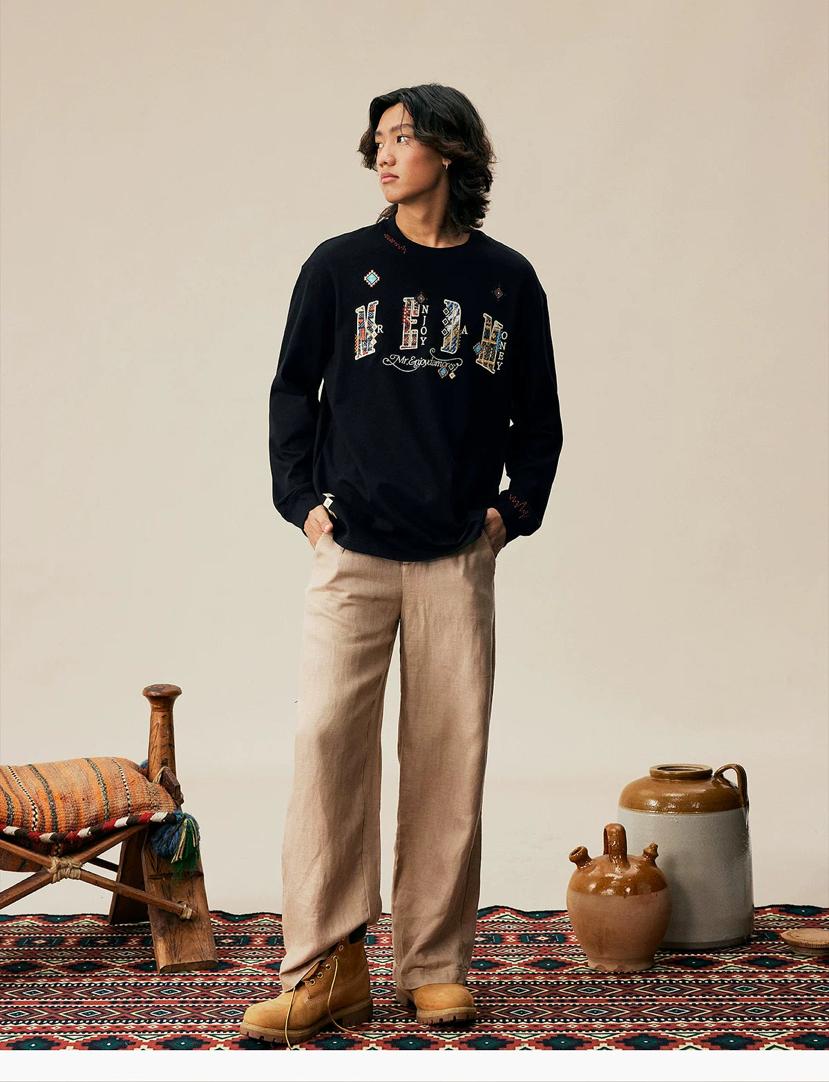 Nomad Mosaic Oversized Sweatshirt