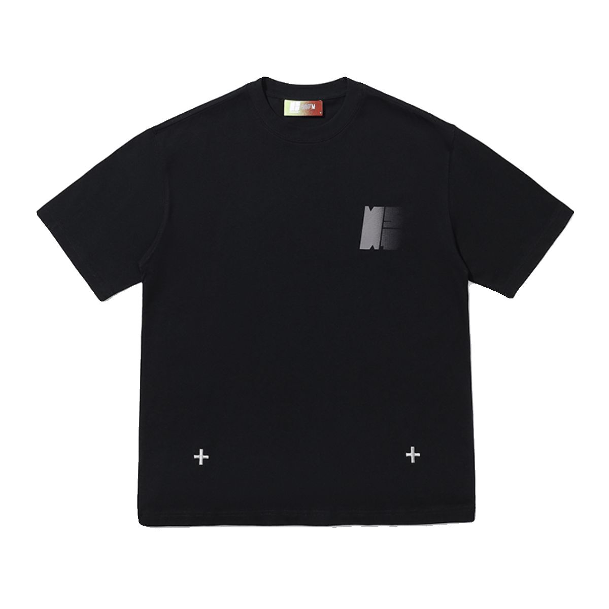 T-Shirt with Subtle Fade Logo - chiclara