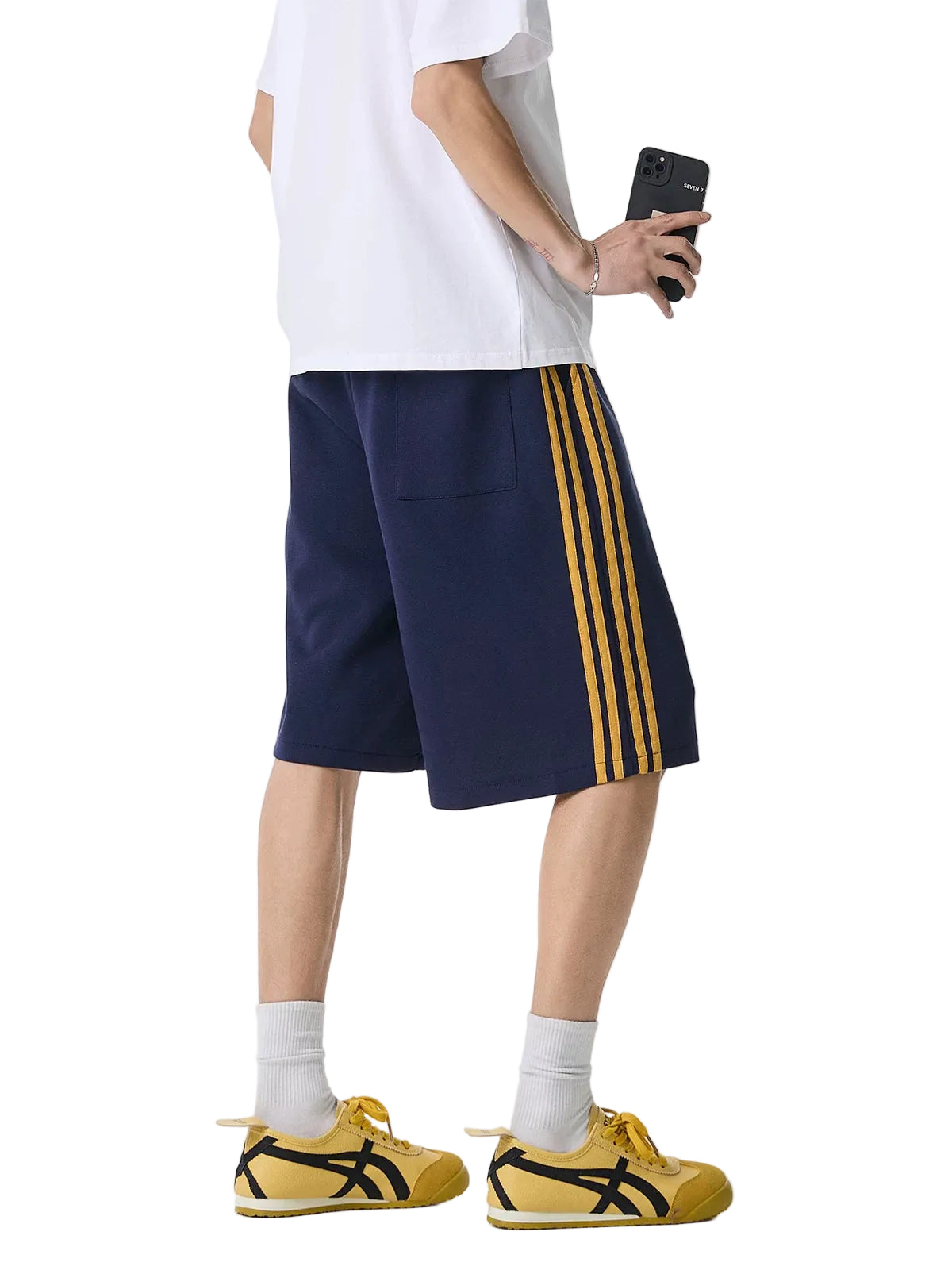Varsity Lane Triple-Stripe Sweat Shorts