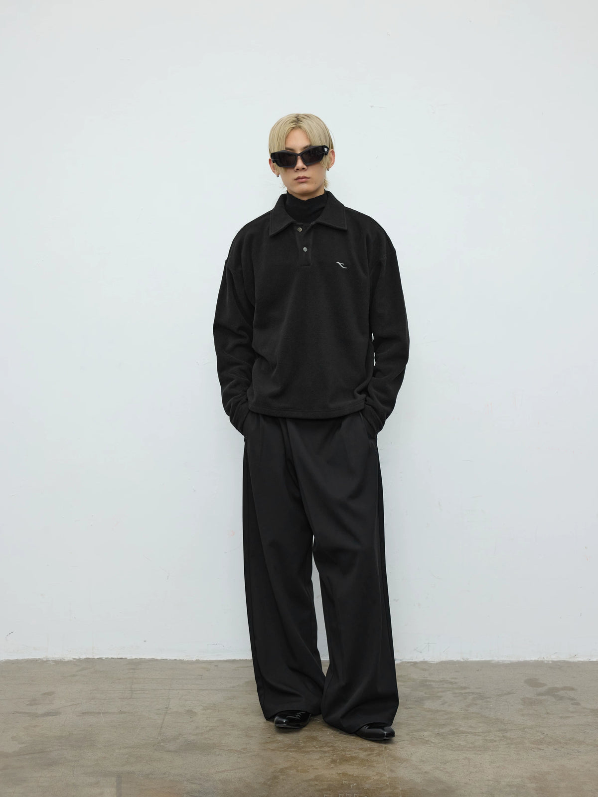 Marlow Long-Sleeve Knit Polo