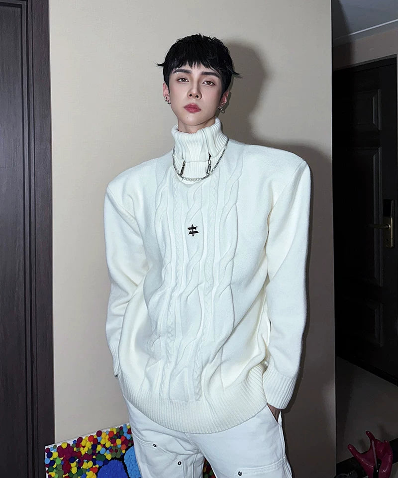 Stellar Spire Starcrest Cable Sweater