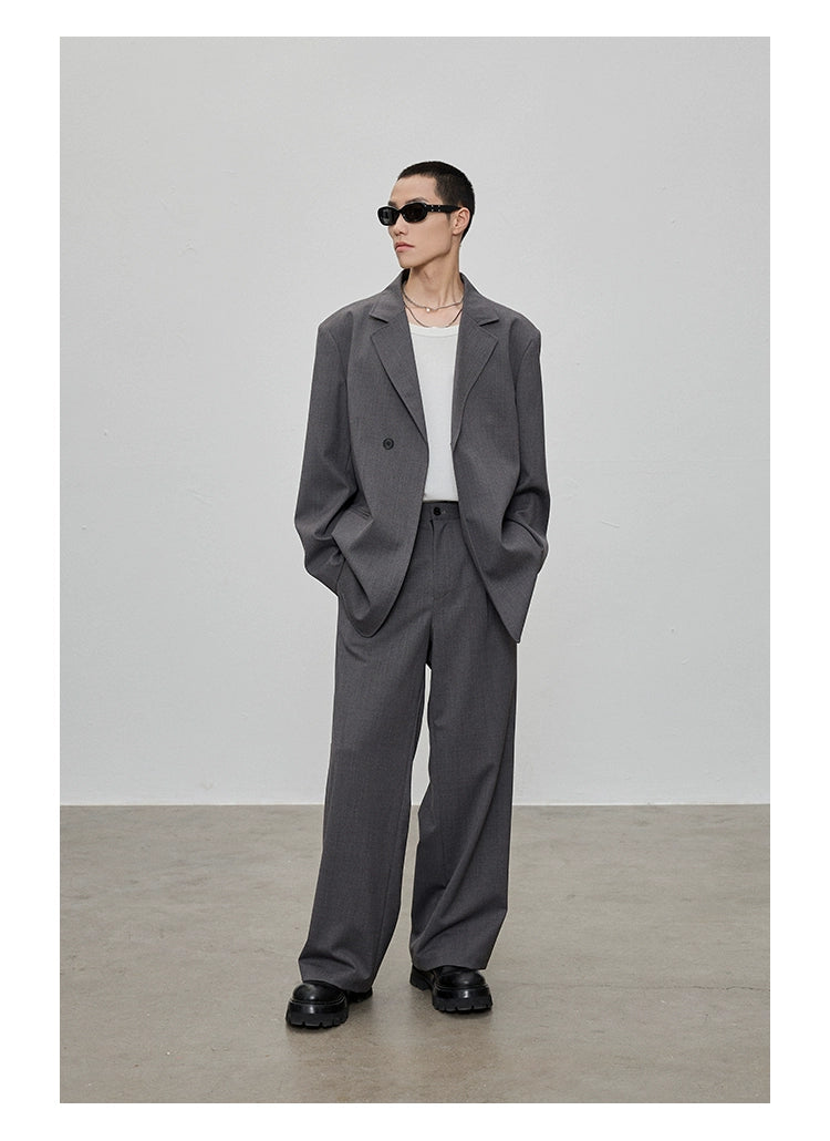 Blazer casual de solapa de solapa de muesca