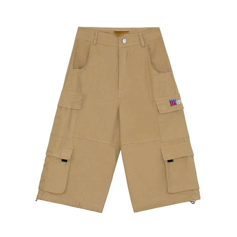 Culottes de carga de color caqui