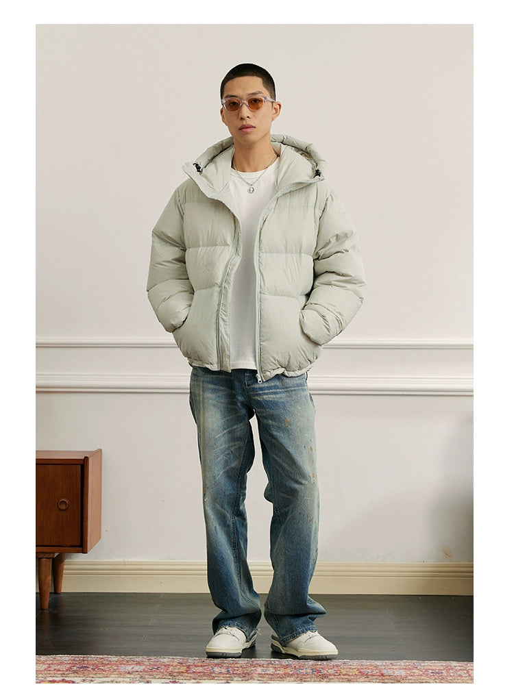 Retro Hooded Puffer Jacket