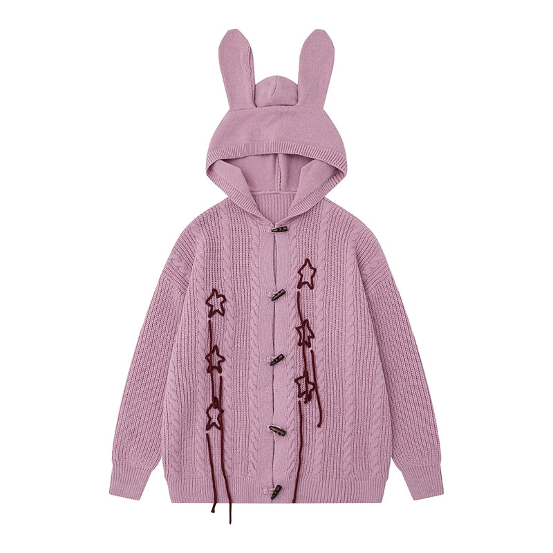 Bunny Trail Toggle Knit Hoodie
