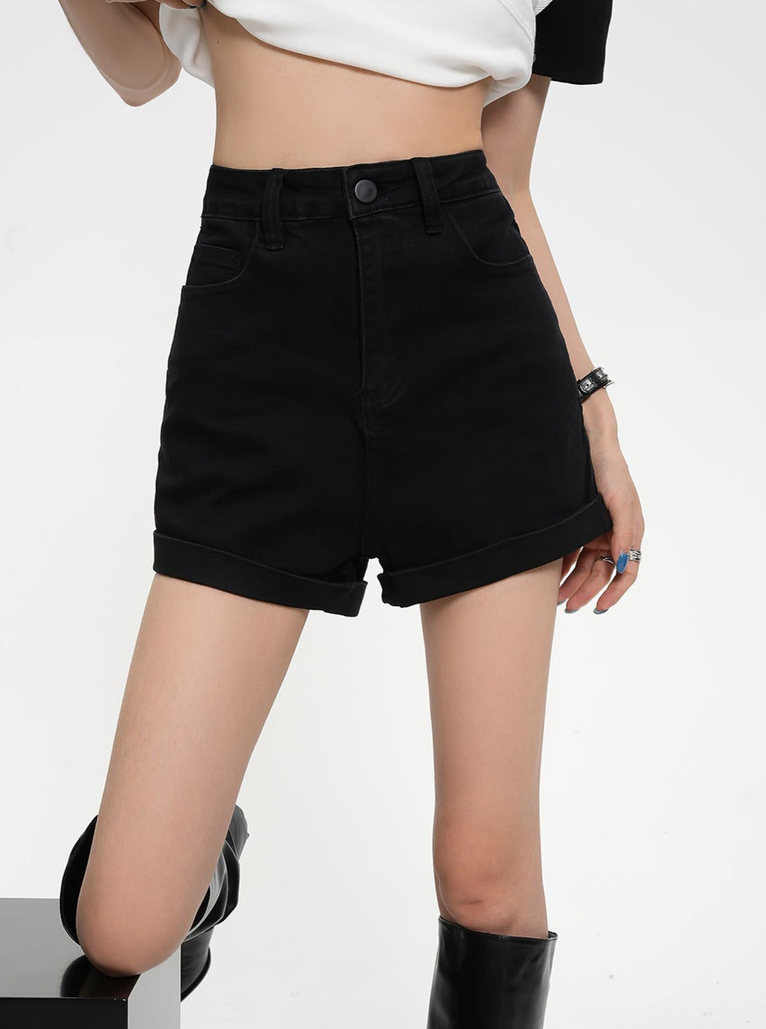 Tailored Shorts High Waisted Dress Shorts Rockwear High Waisted
