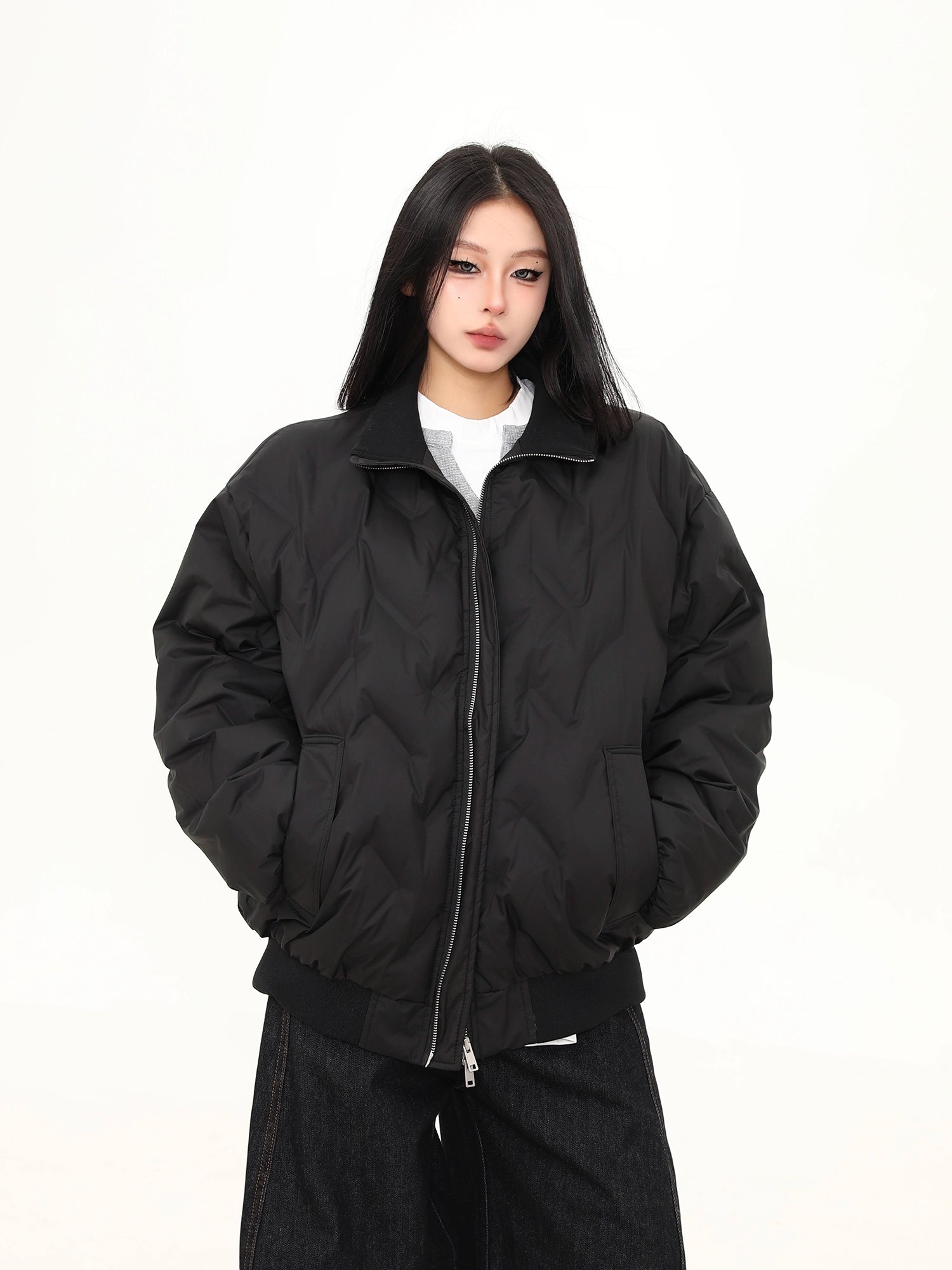 Midnight Core Oversized Puffer Jacket