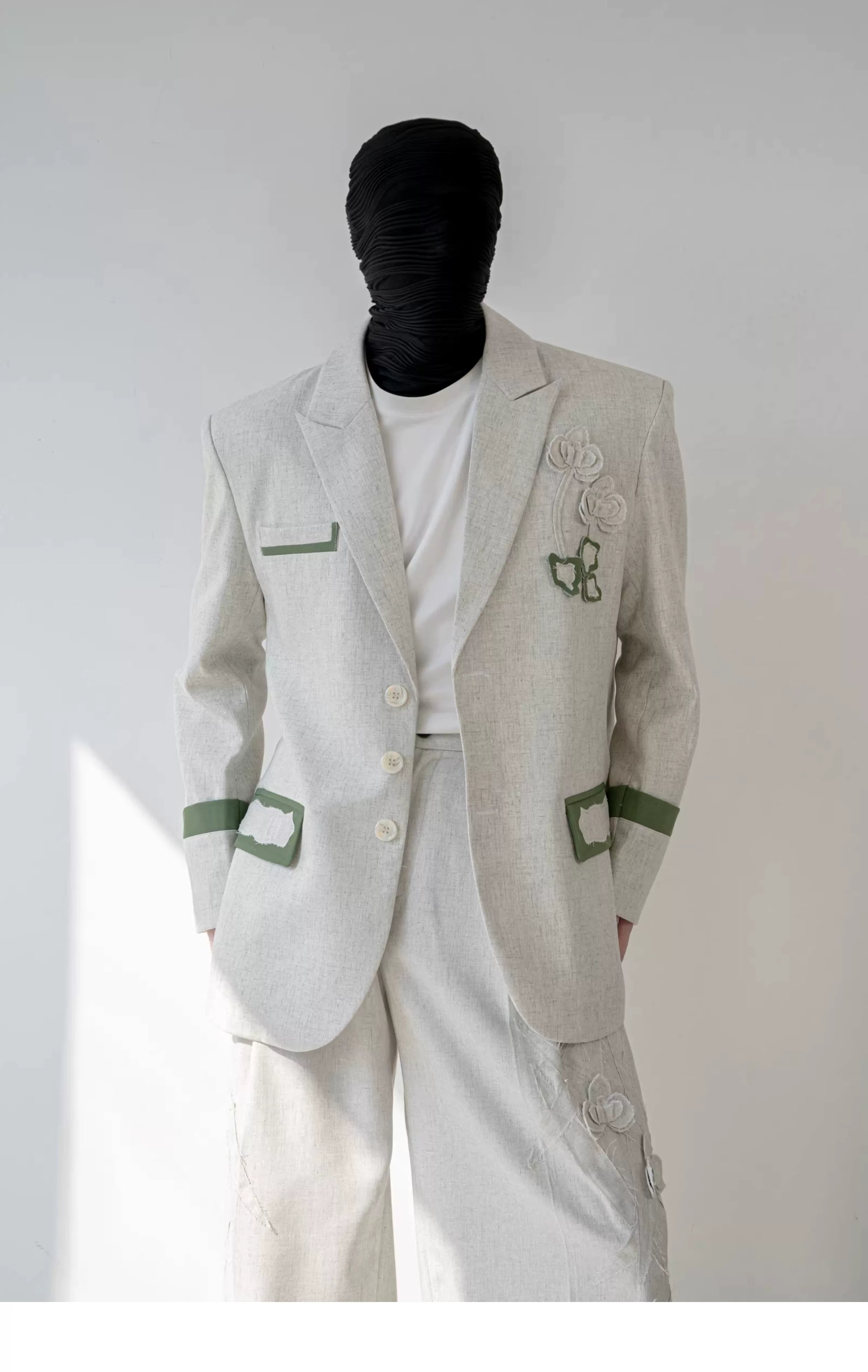 Willow Crest Botanical Trim Blazer