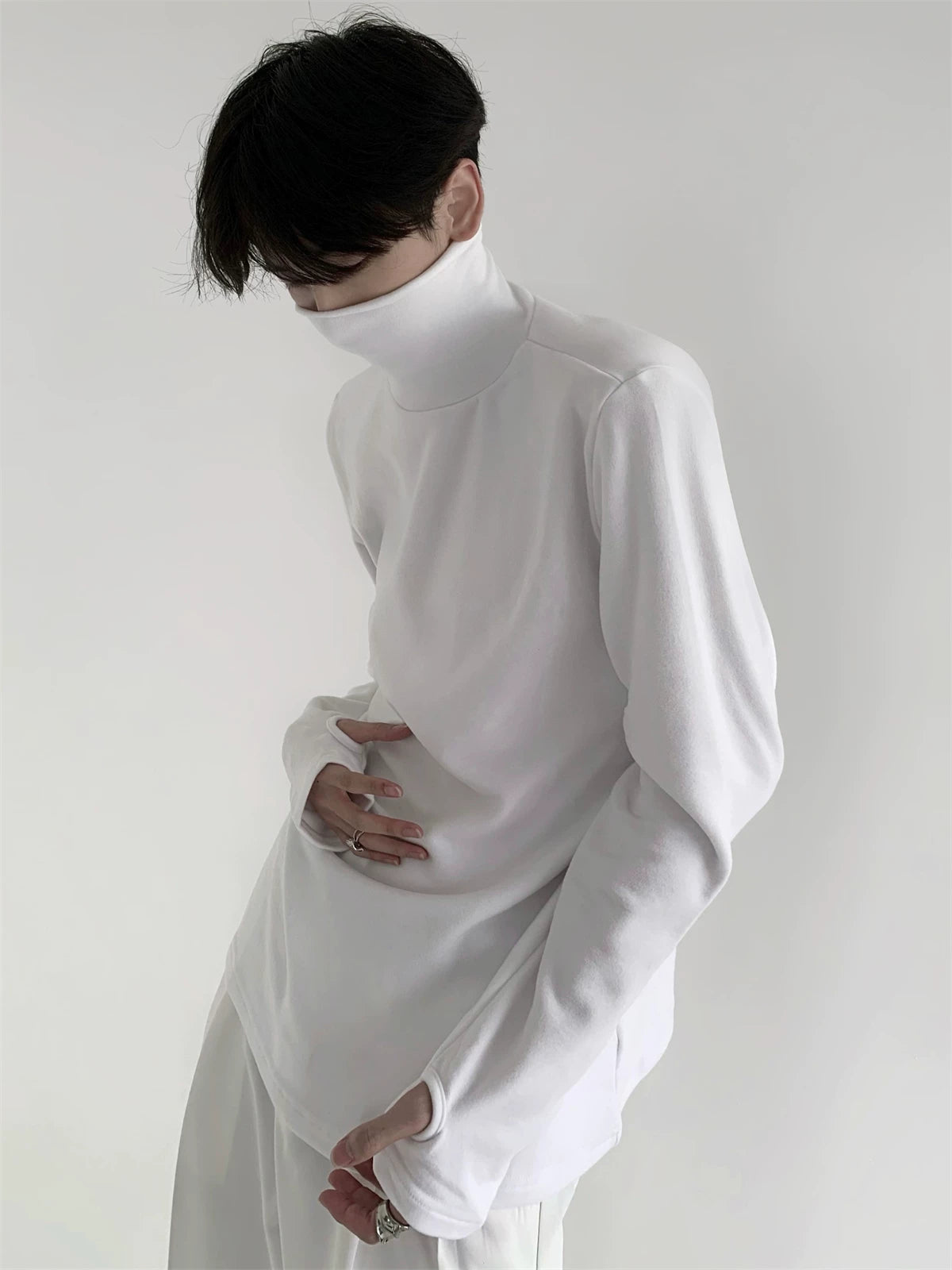Slouch Turtleneck Top