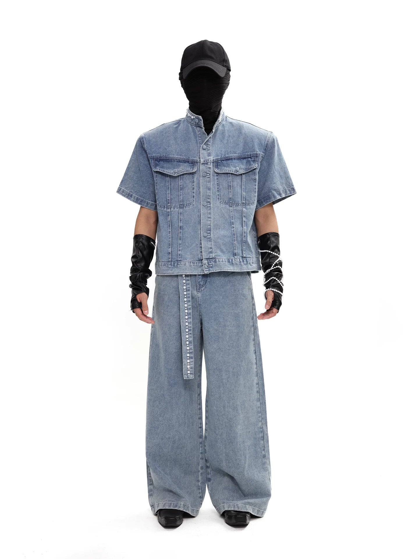 Aurora Studded Denim Armour Shirt