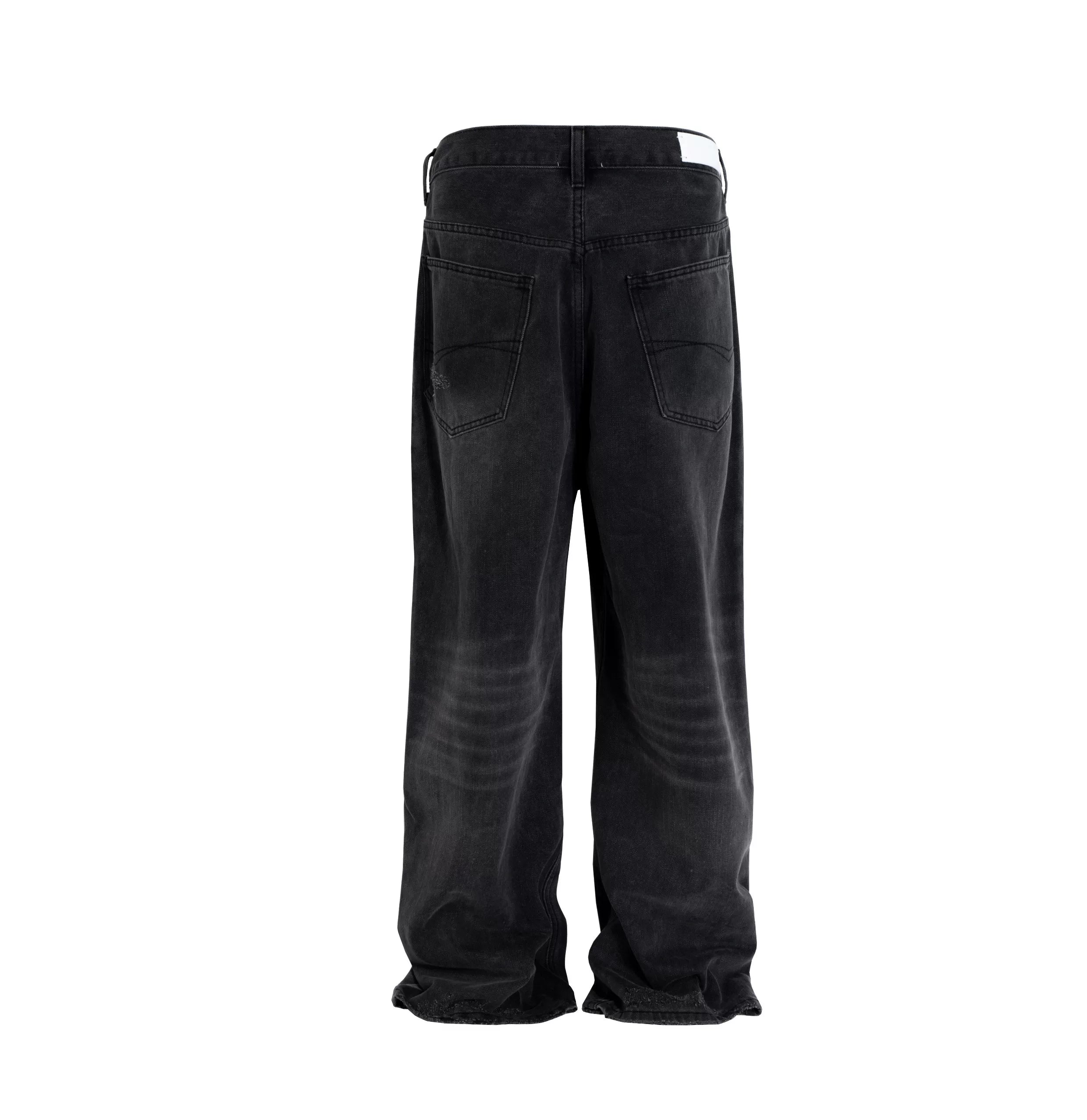 Charcoal Drift Balloon Stack Jeans