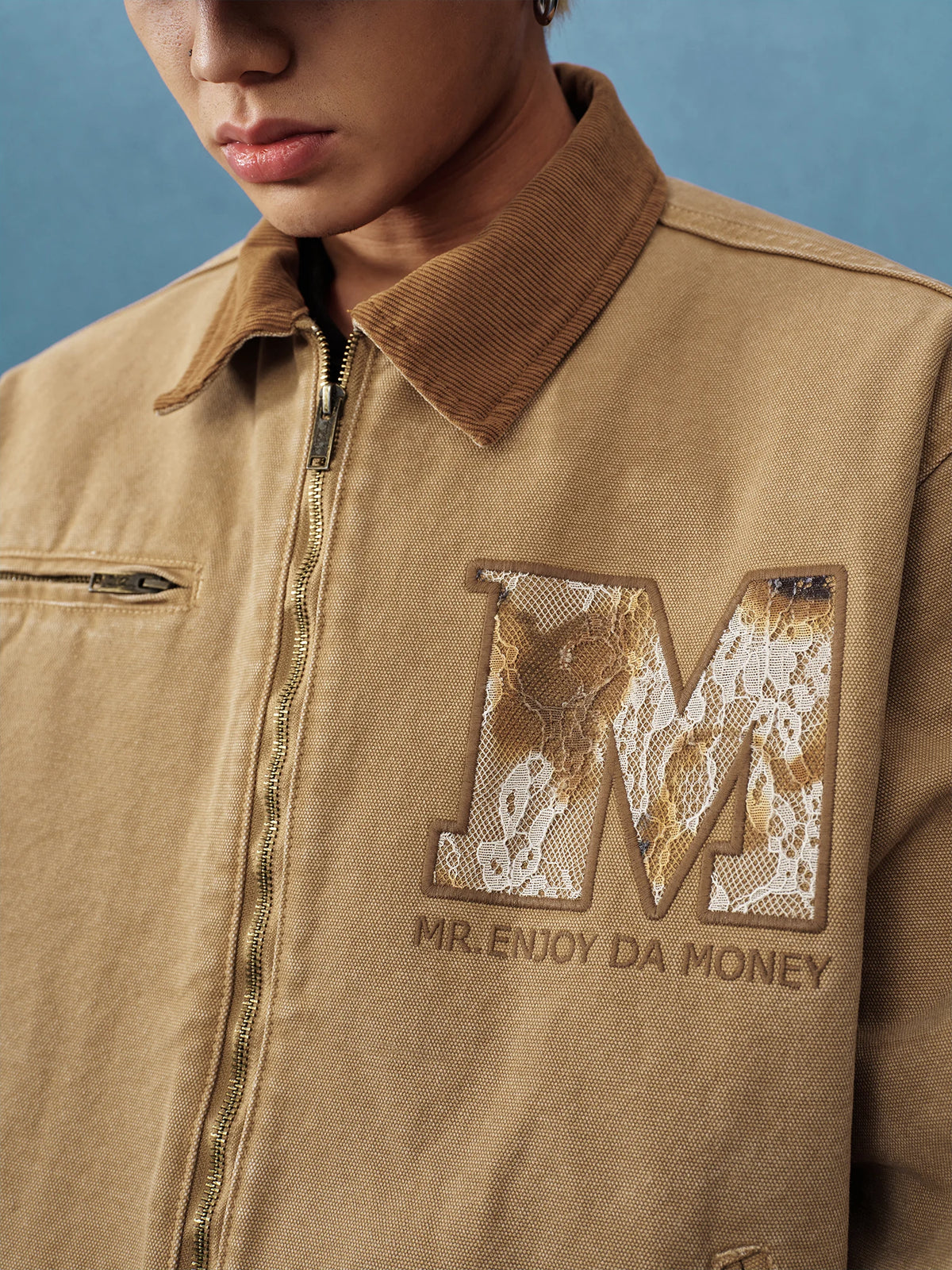 Vintage Embroidered Workwear Jacket